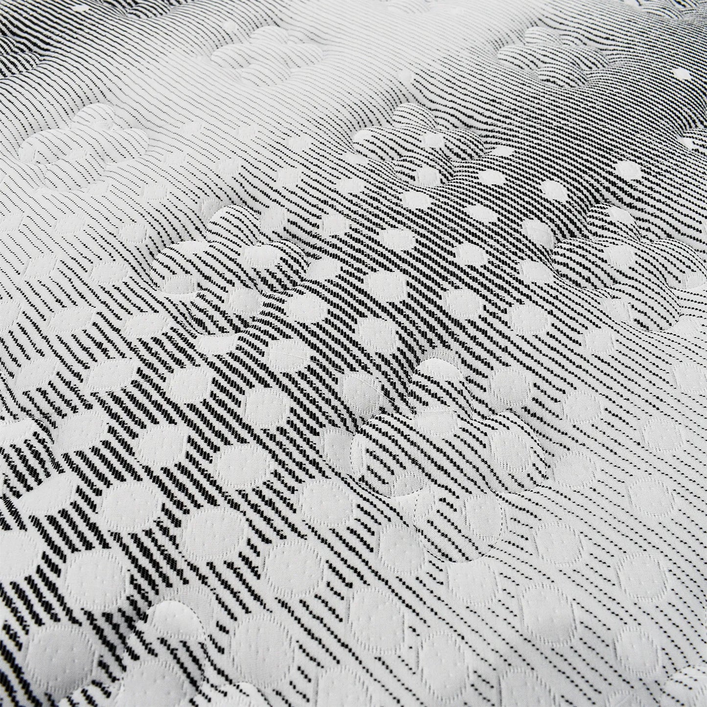 Detalle de textura en tela del colchón Niebla, diseño en relieve para mayor suavidad y confort - colchones All Star Colombia
