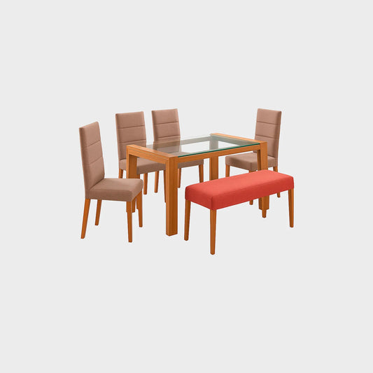 Juego de Comedor Da Vinci - 6 Puestos