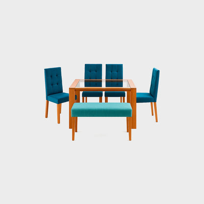 Juego de Comedor Van Gogh Acua - 6 Puestos